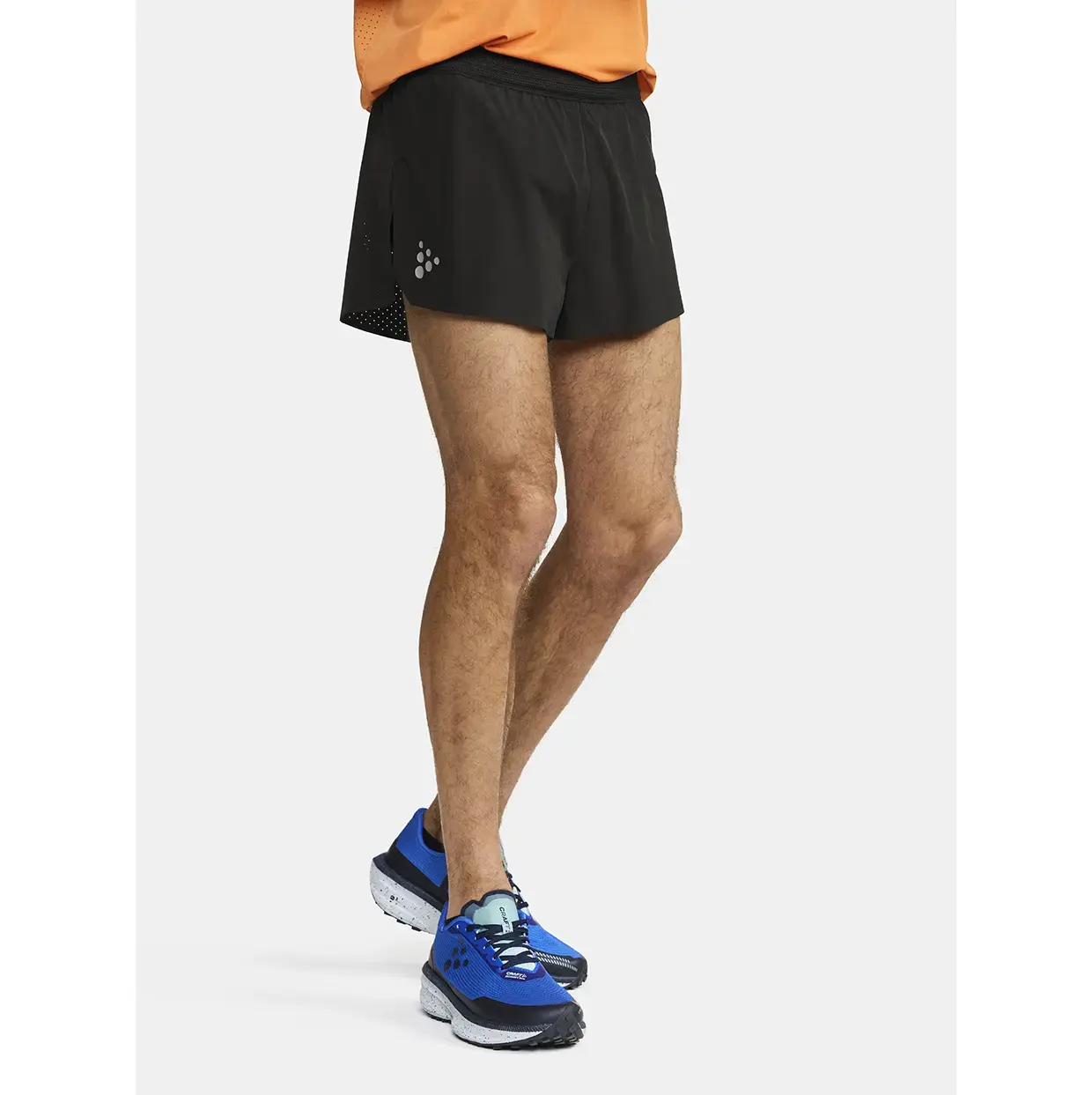 Craft Pro Hypervent Split 2 Hardloopbroek Kort Zwart Heren