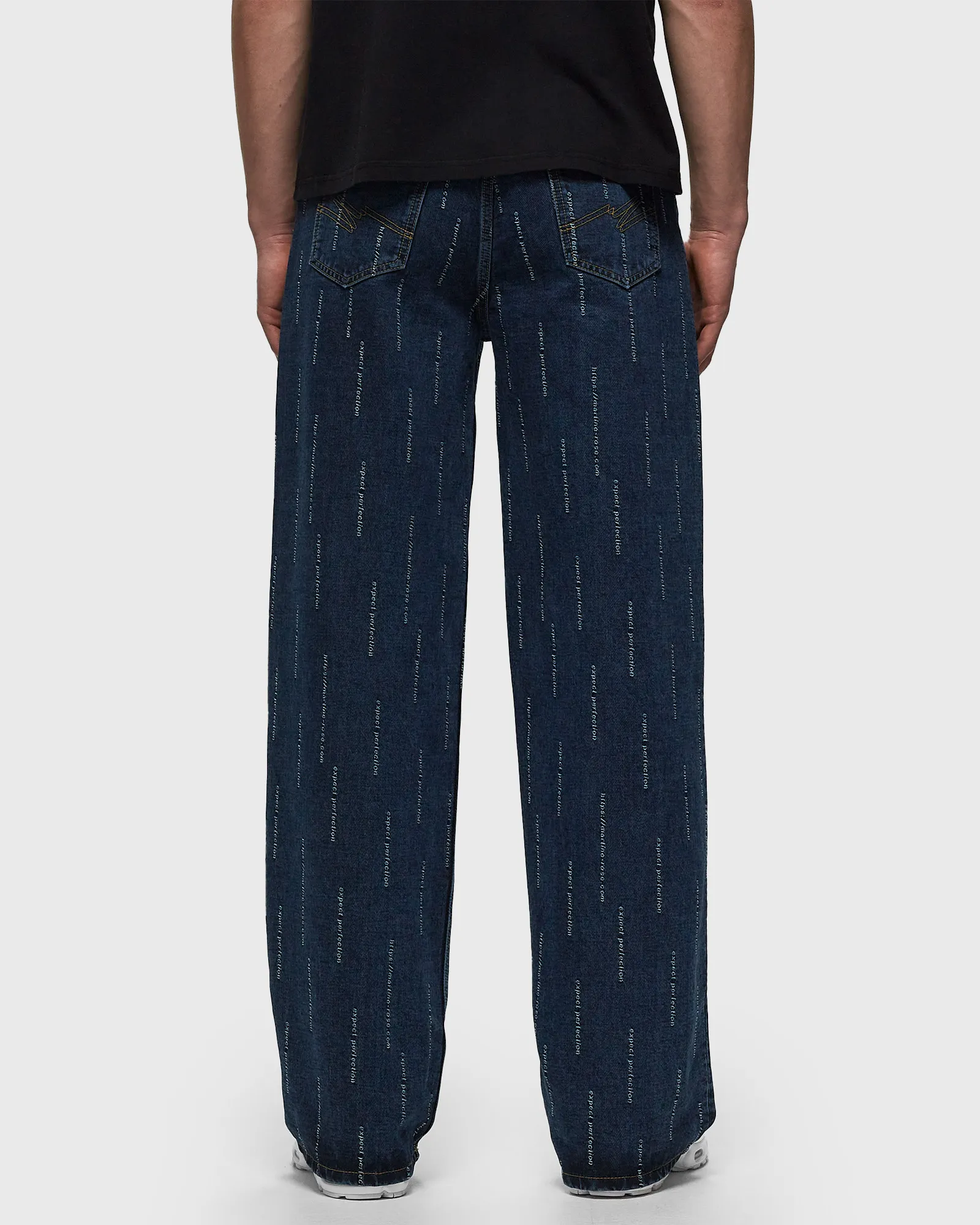 Calça jeans de perna larga Martine Rose