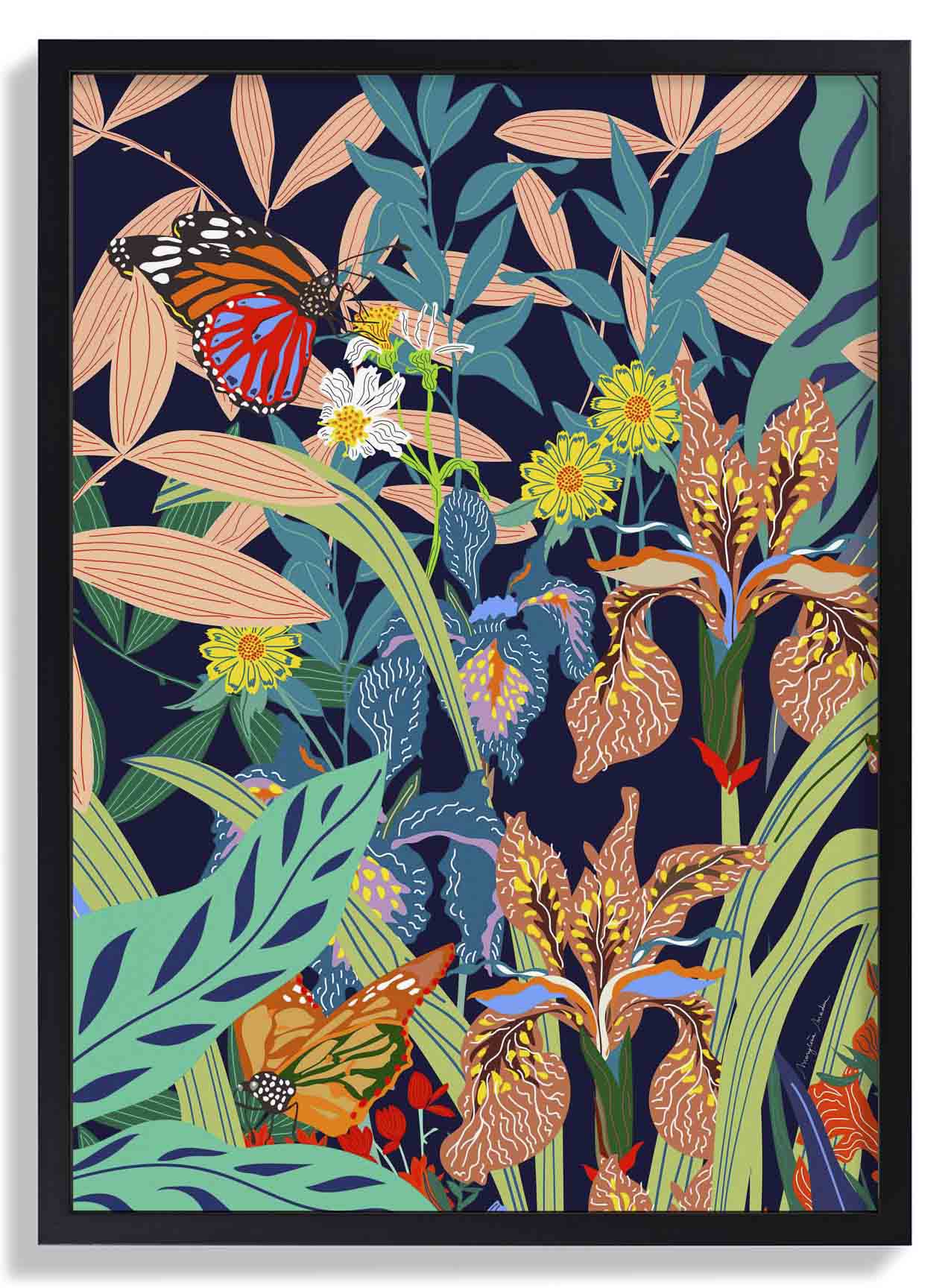 Schmetterling Tropischer Garten von MARYLENE MADOU