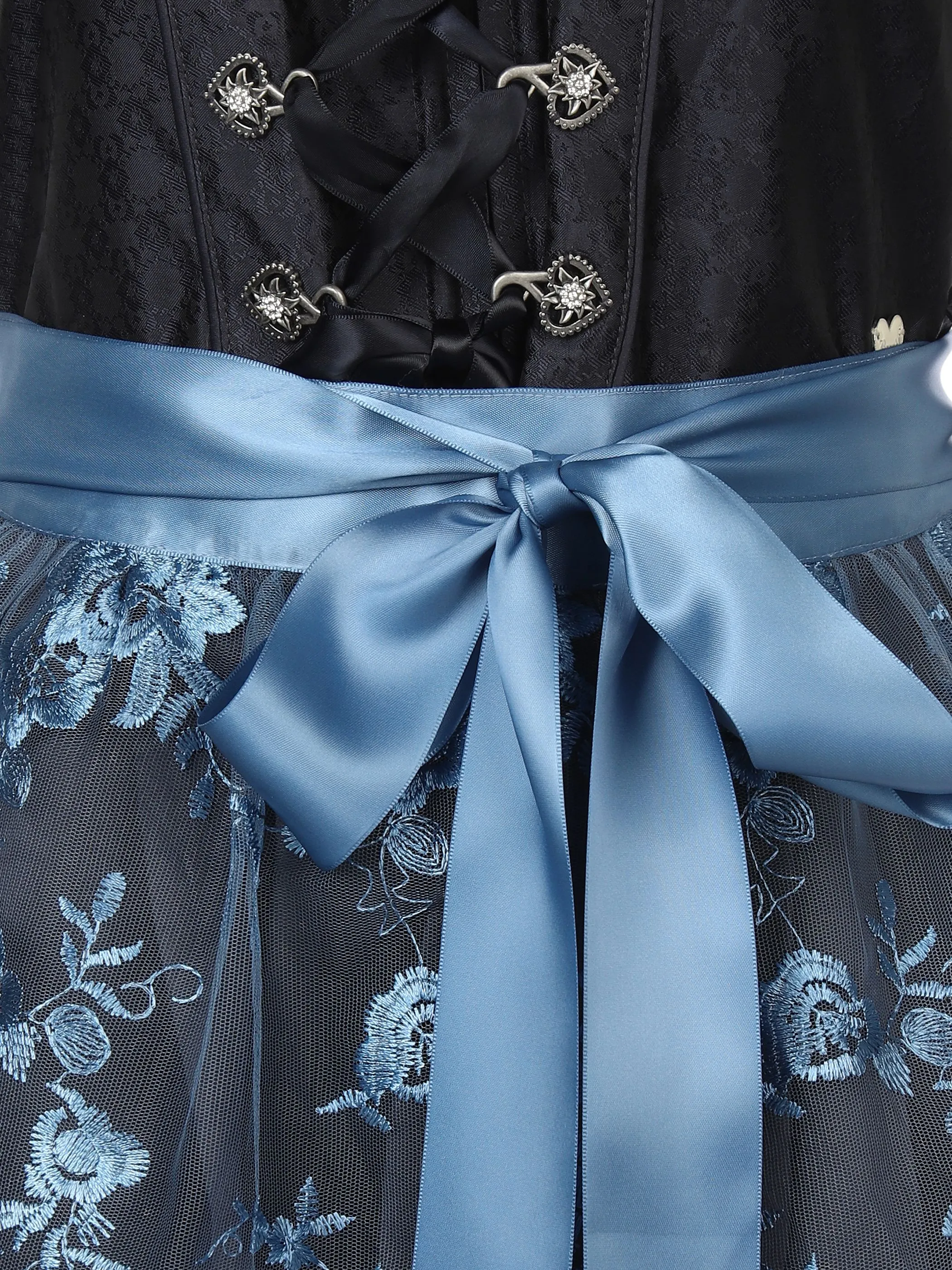 Damen Dirndl mit Spitzenschürze
