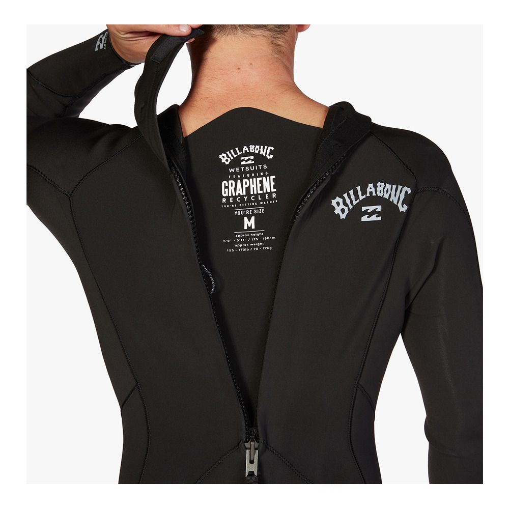Billabong ABSOLUTE BZ - Combinaison intégrale 5/4 mm Homme black