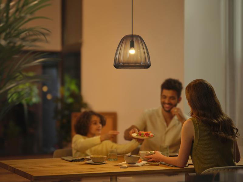 Philips Hue White Ambiance E14 Luster Tropfen 2er Set 2 x 4 Smartes Hue E14-Leuchtmittel
