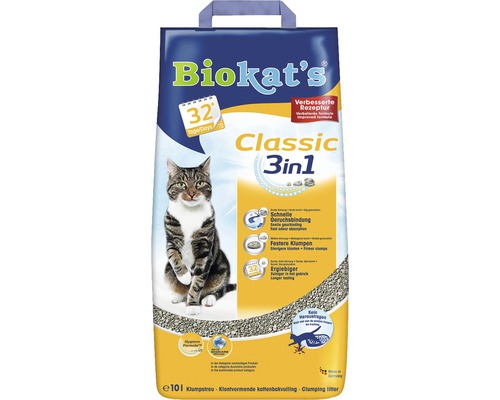 Biokats Classic 3in1 kattenbakvulling 10 l