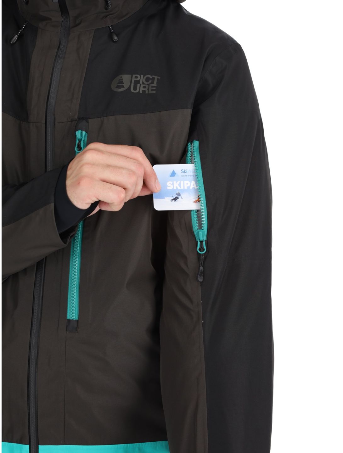 Broader 3L hardshell ski-jas heren
