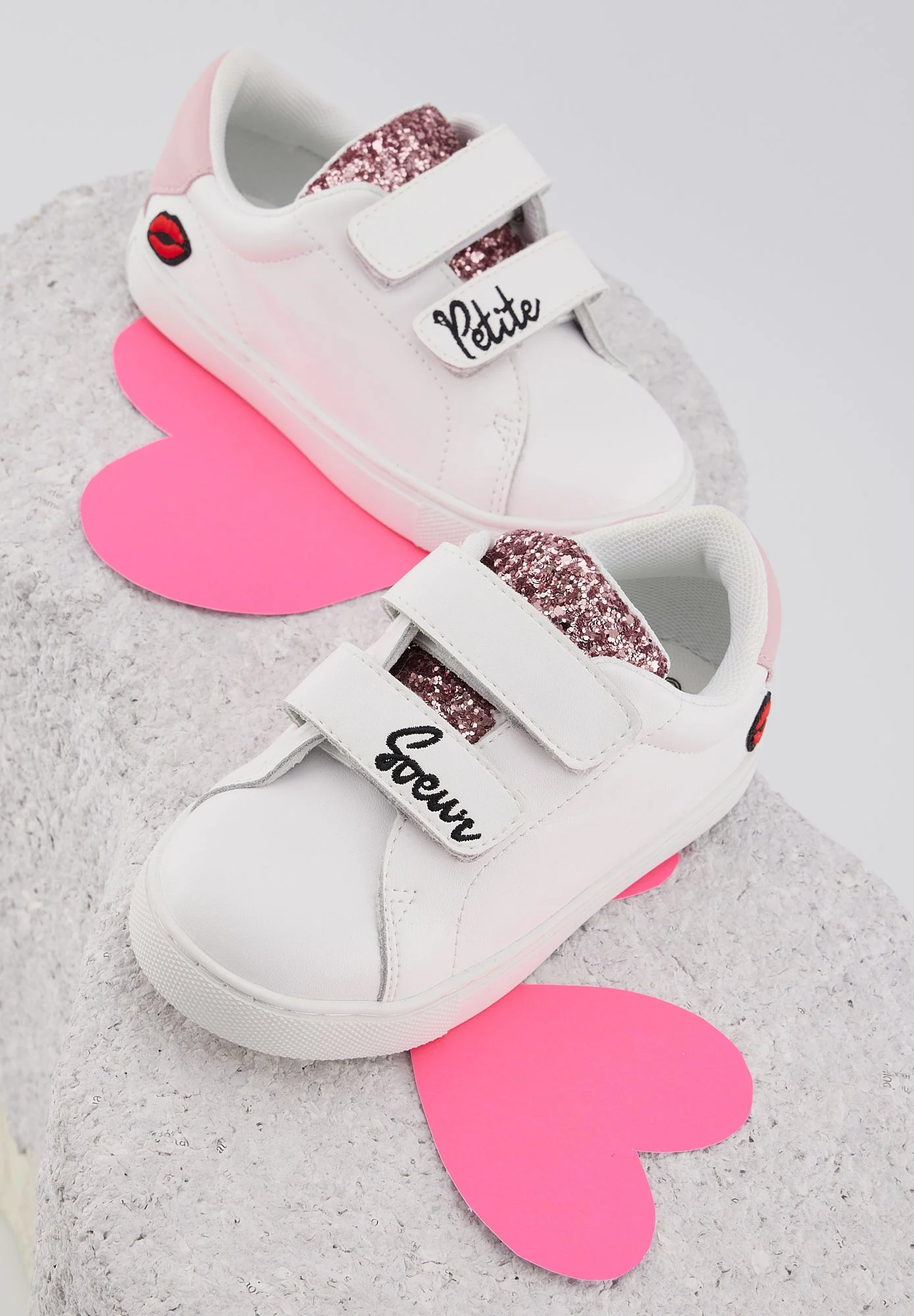 MINI EDITH PETITE SOEUR - Sneakers en cuir | Blanc