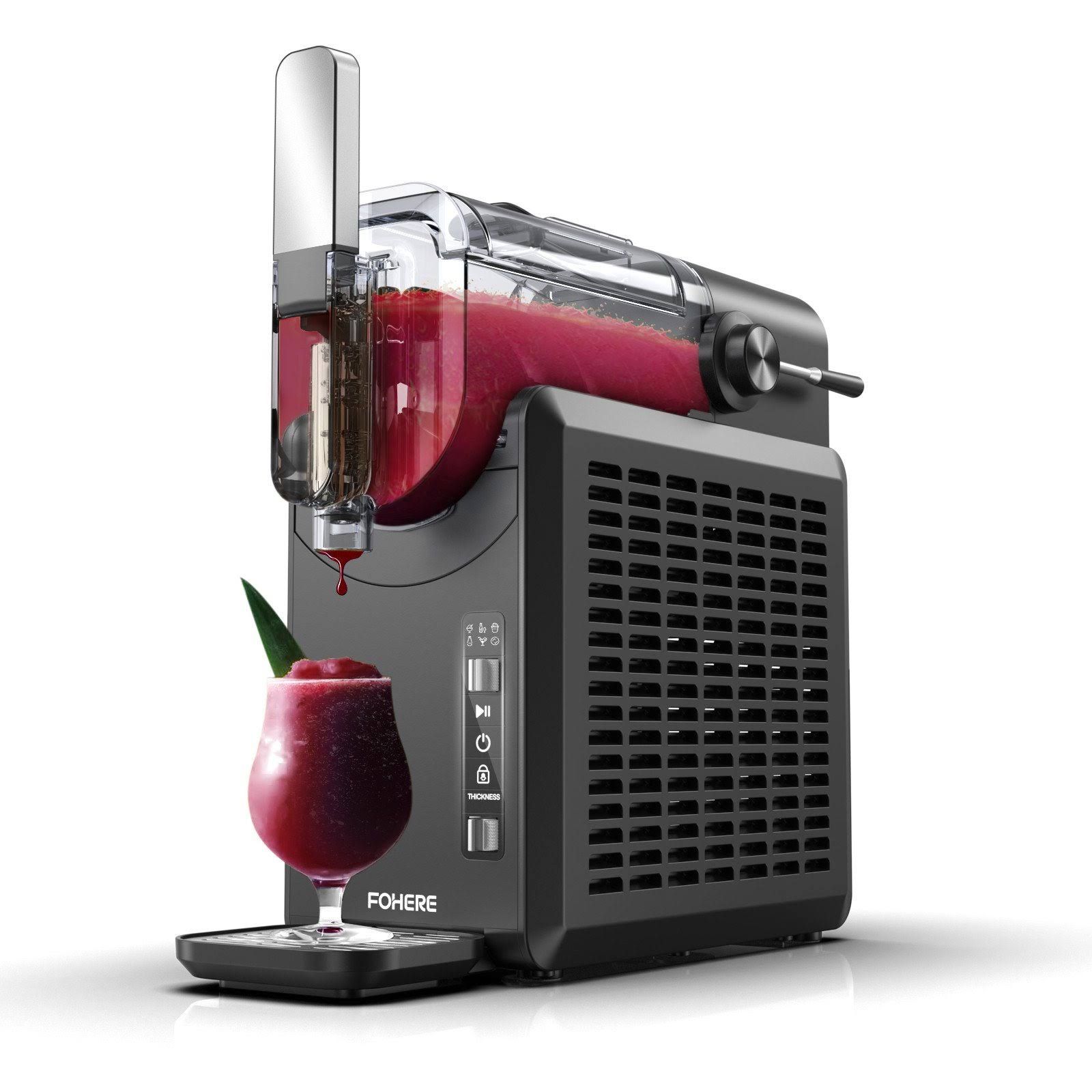 FOHERE Slush-Eismaschine 5-in-1 Slush-Eismaschine für gefrorene Getränke