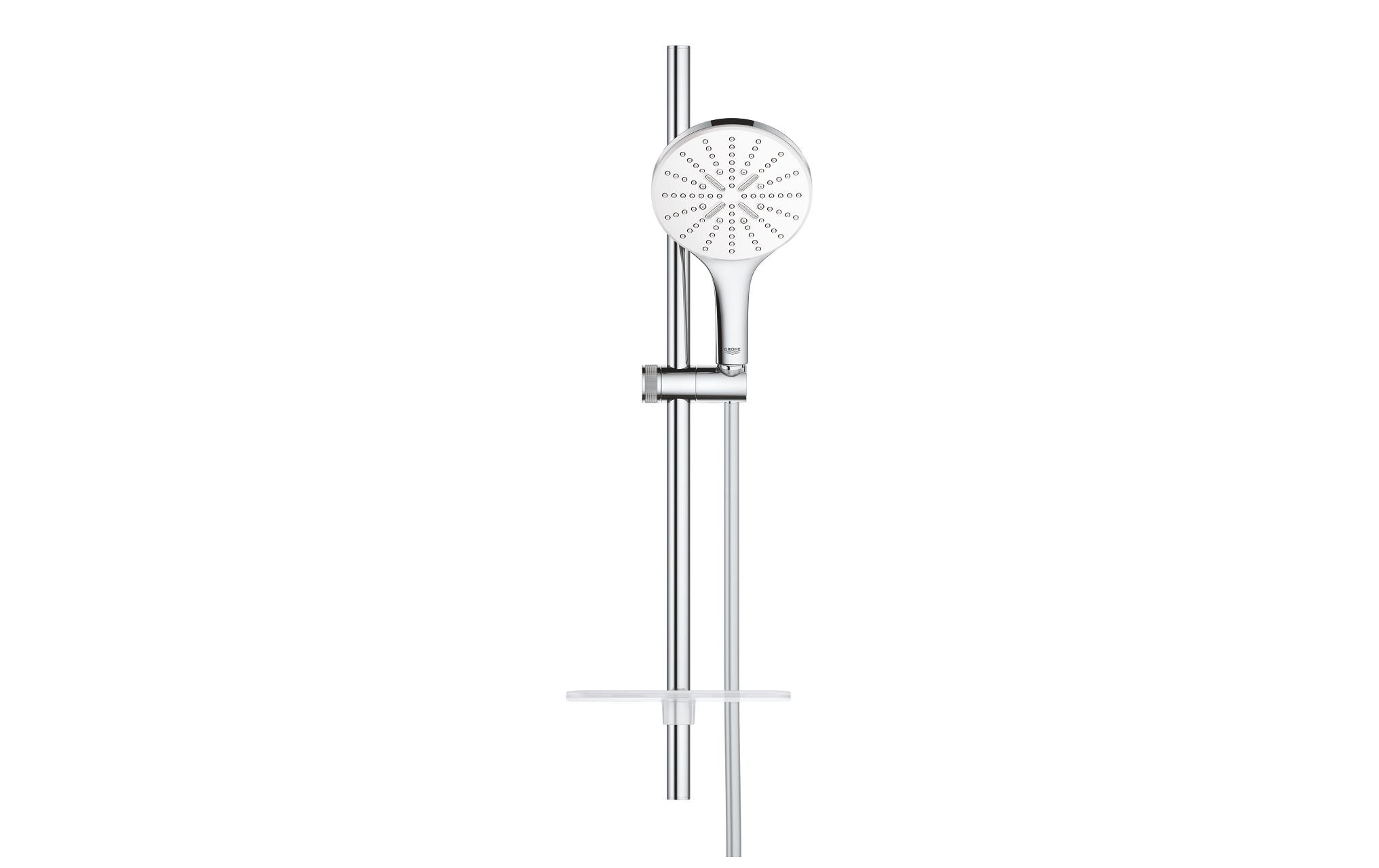 Duschbrausen-Set Rainshower SmartActive 150 Moon White<br>Duschstangen-Set