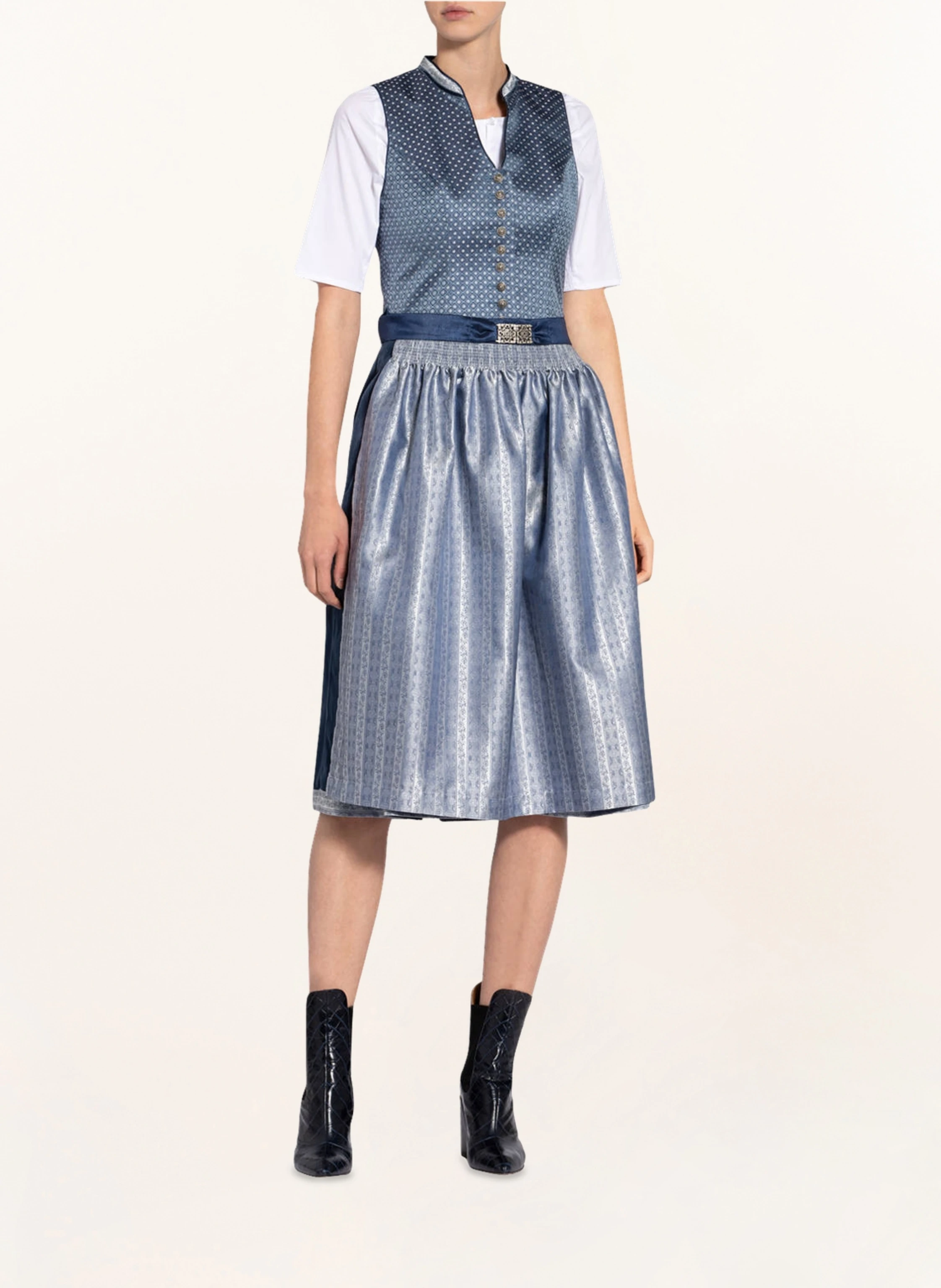 BERWIN & WOLFF Dirndlbluse mit Spitzenbesatz