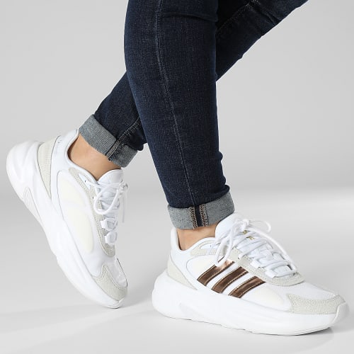 Baskets Ozelle H06121 Footwear White Magnetic Gold