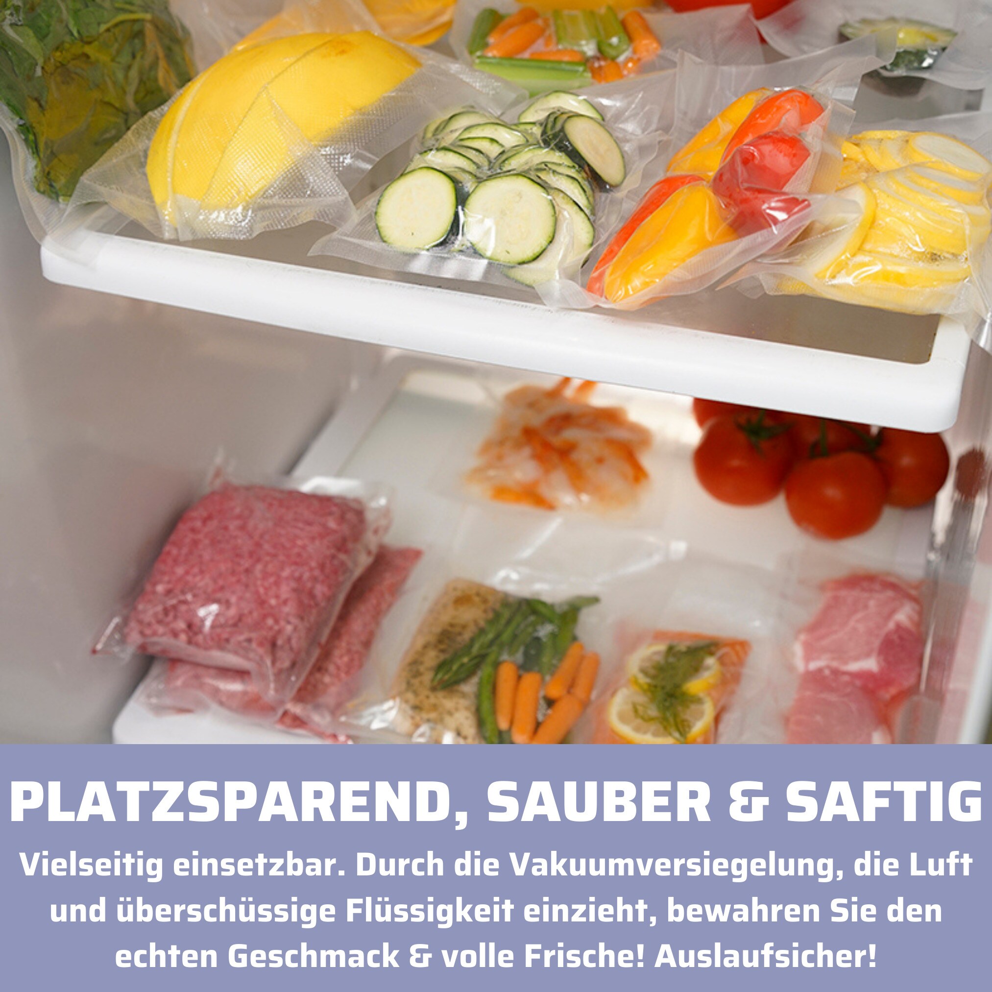 Starlyf® Vakuumiergerät inkl. 20 Beutel & Rezepte - Vakuumierer Vacuum Sealer