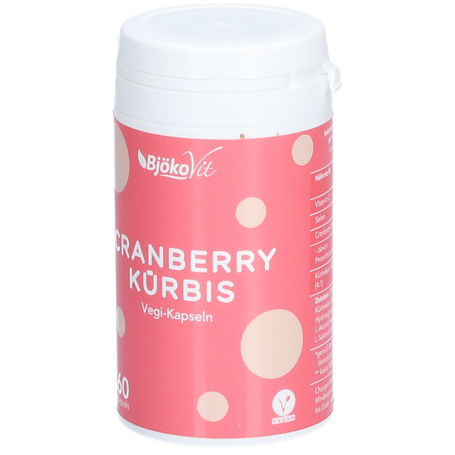 BjökoVit Cranberry-Kürbis Vegi-Kapseln