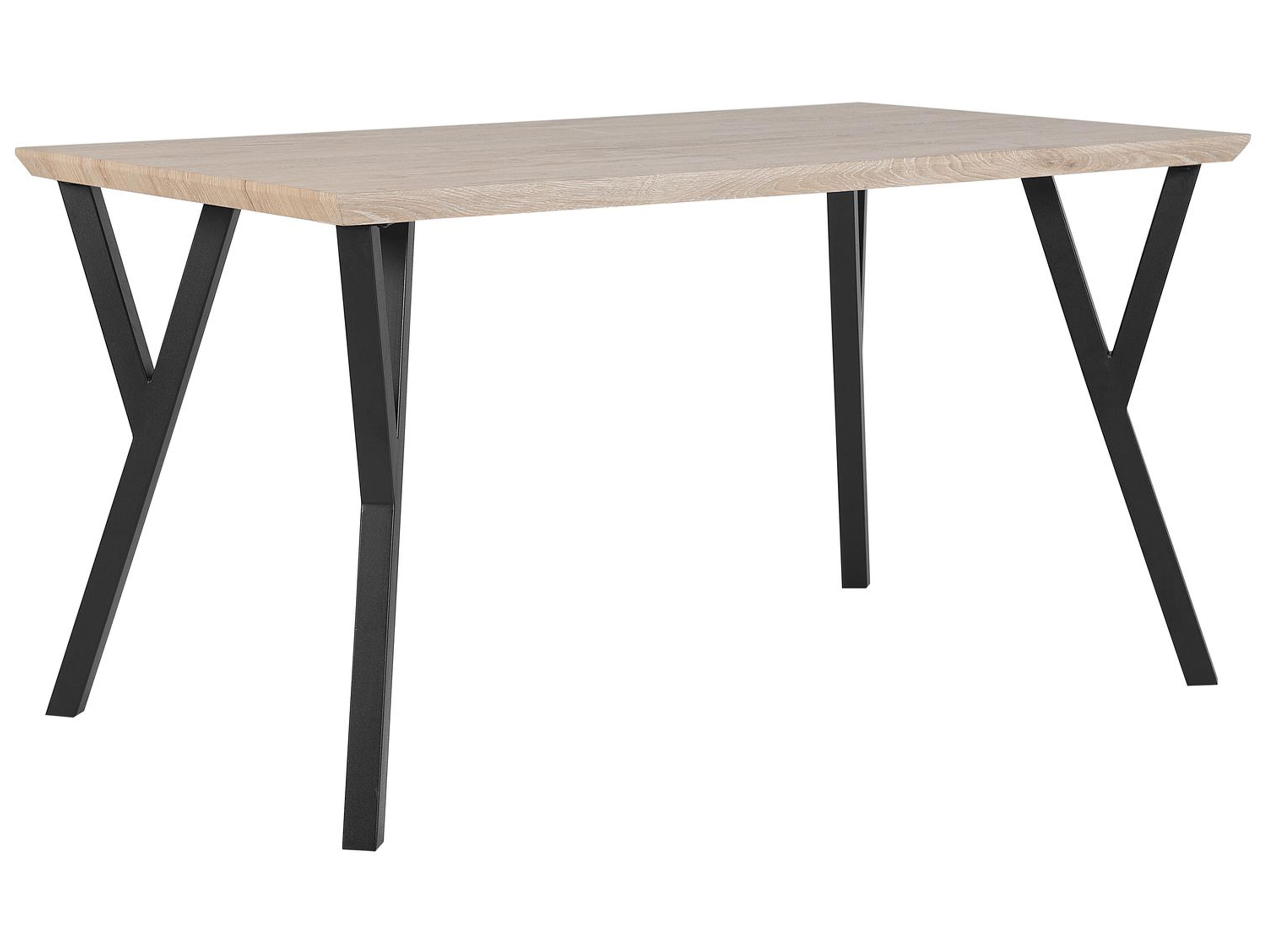 Eettafel BRAVO Lichtbruin 80 cm 140 cm