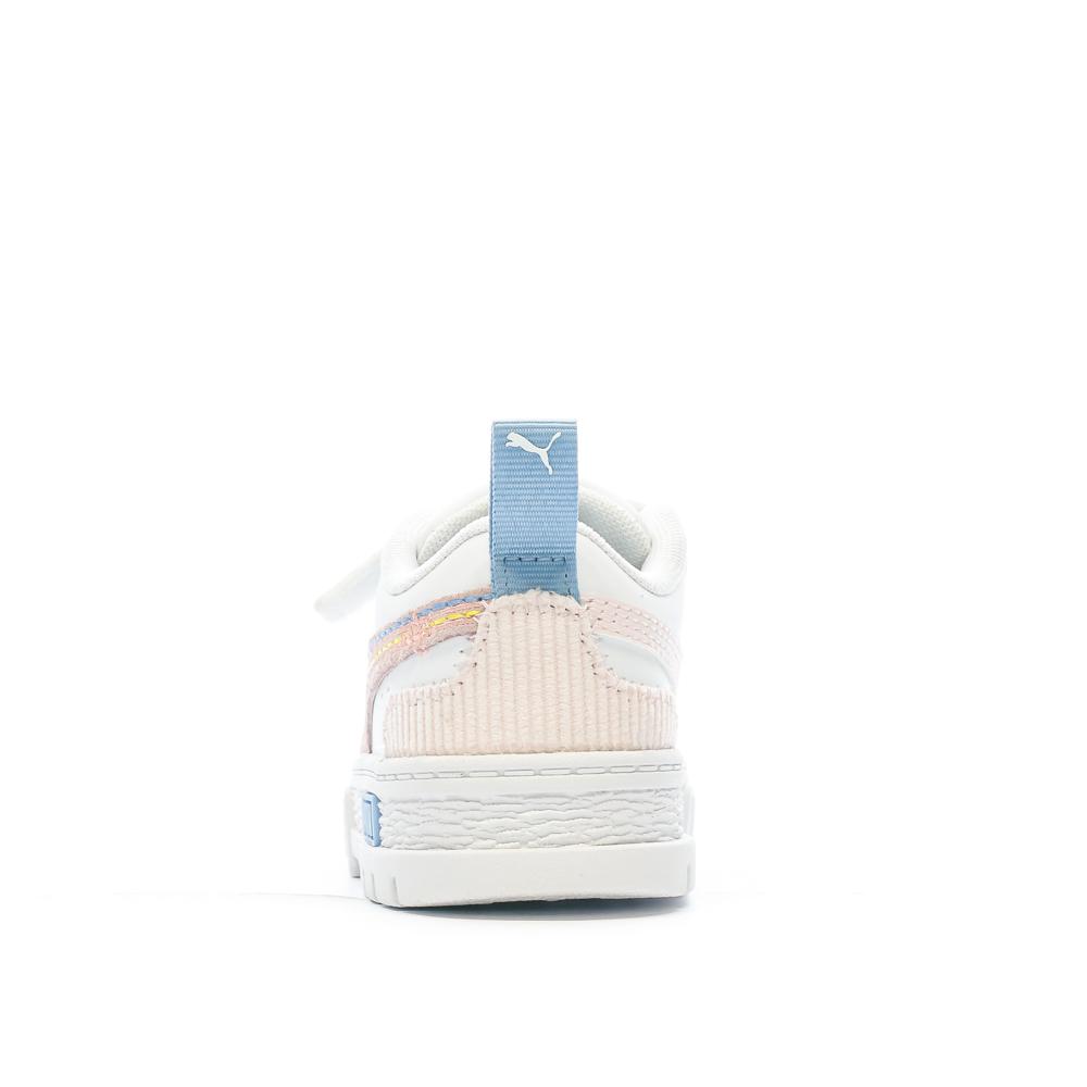 Puma Baskets Blanc/Rose/Bleu Fille Puma Mayze Sweater