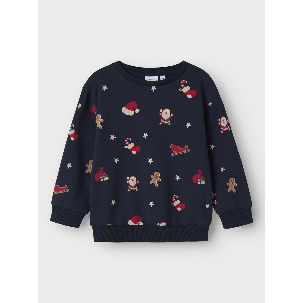 Køb Name It Navy Blazer Nmnrohom Ls Nreg Sweat Bru