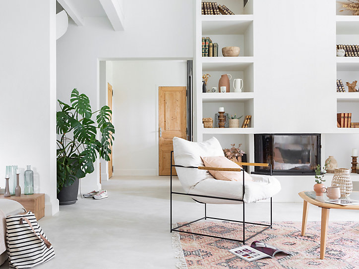 Peinture murs, plafonds et boiseries éclat de blanc V33 blanc velours 10L + 20% gratuit