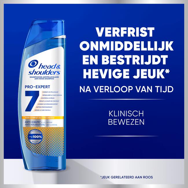 Head & Shoulders Pro-Expert 7 Anti-Haaruitval Cafeine Anti-Roos Shampoo 250 ML