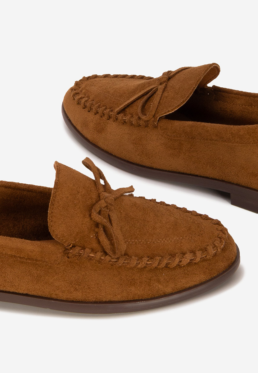 Mocassins femme chameau Senolia