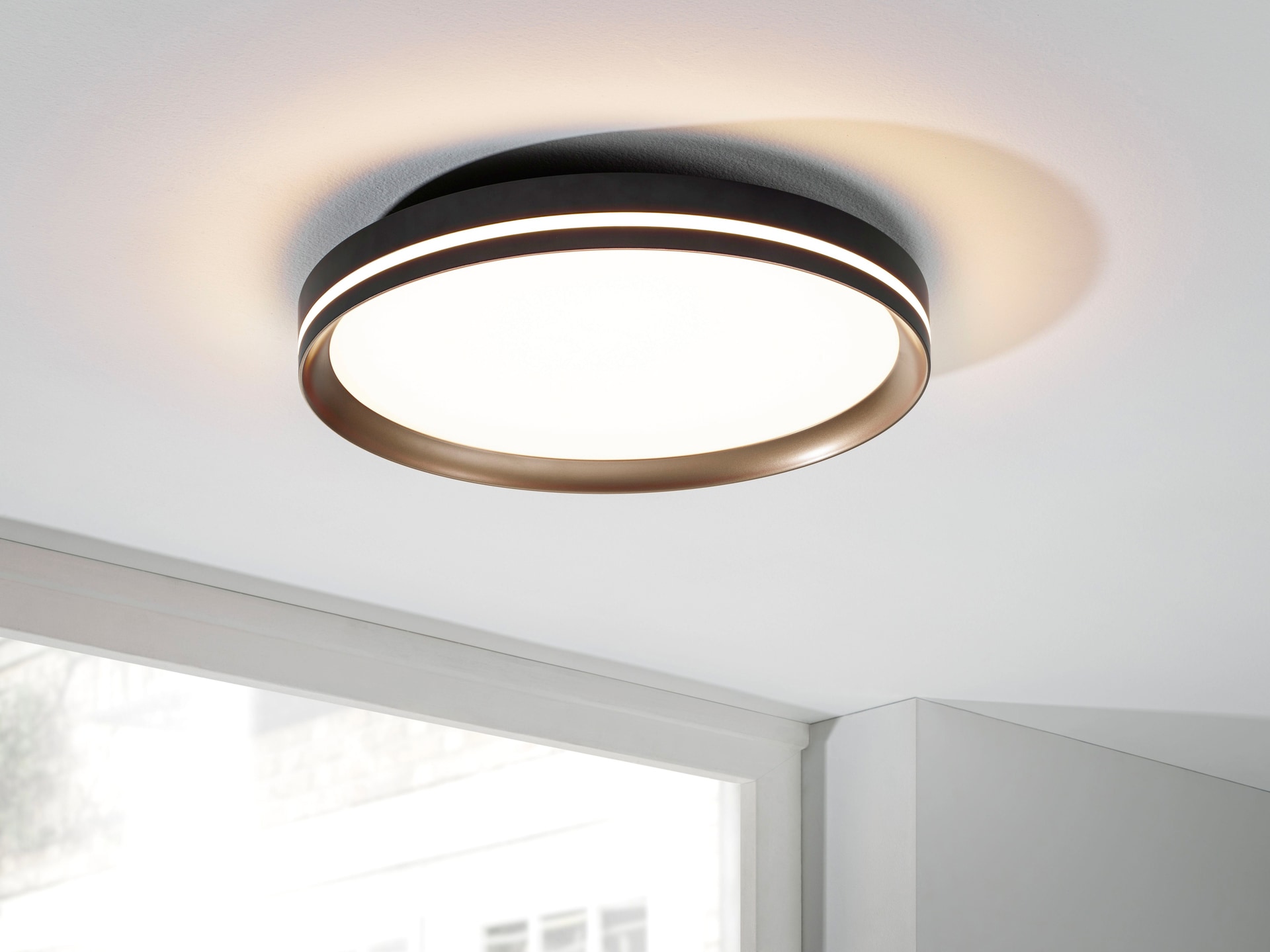 casaNOVA LED Deckenlampe AMIGO 40 cm coffee