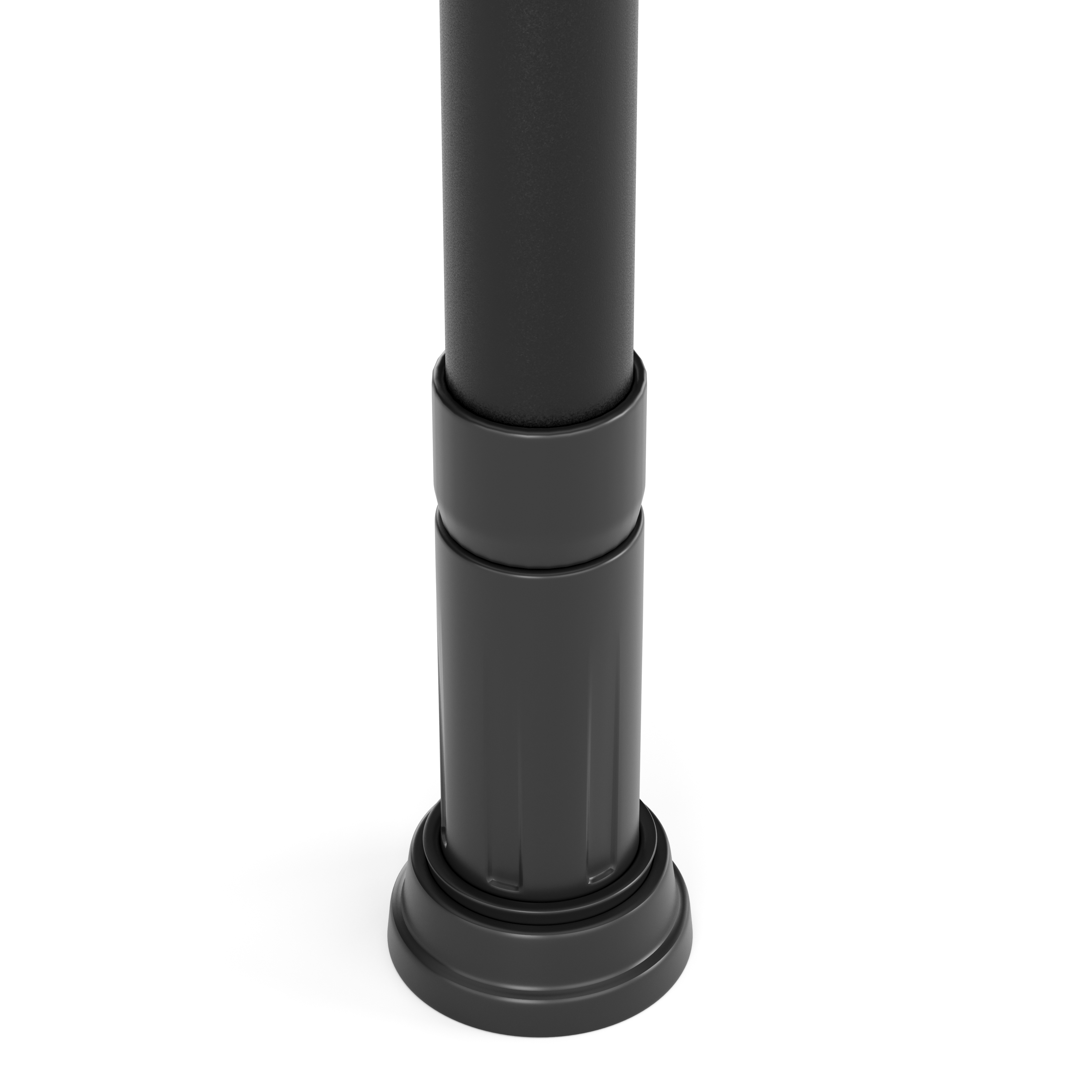 Kleiderständer mit 5 Stangen und 2 Körben verstellbar 200 - 270 cm schwarz