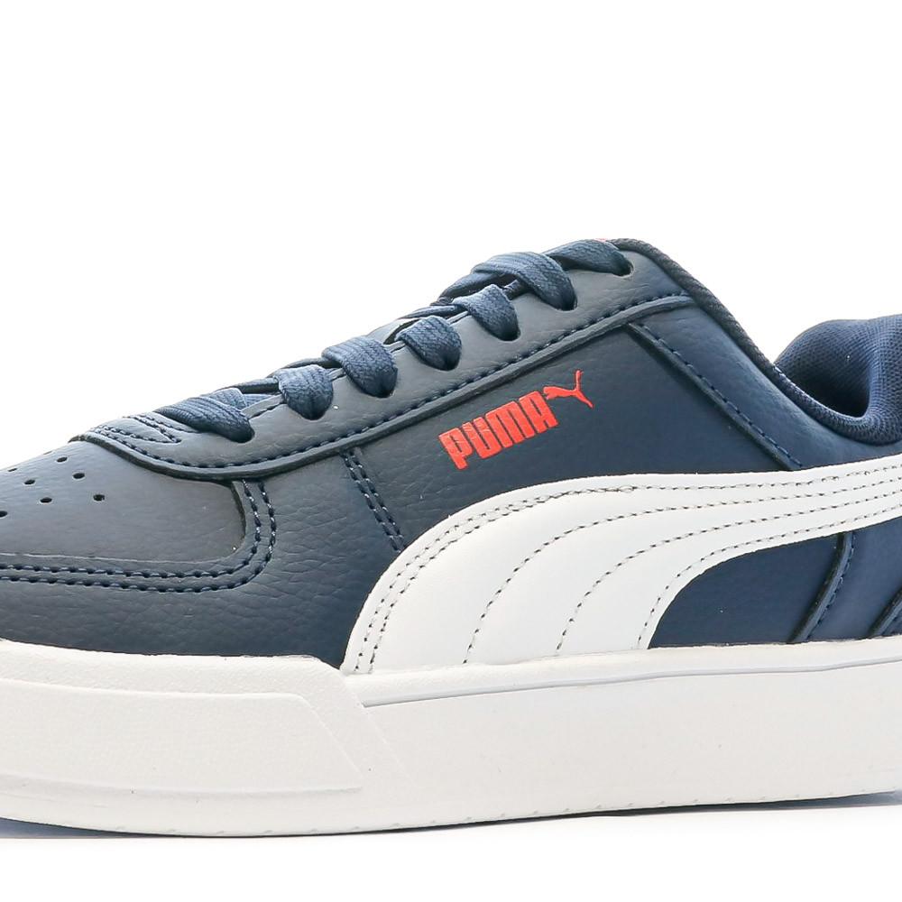 Puma Baskets Marine/Blanc/Rouge Garçon Puma Caven