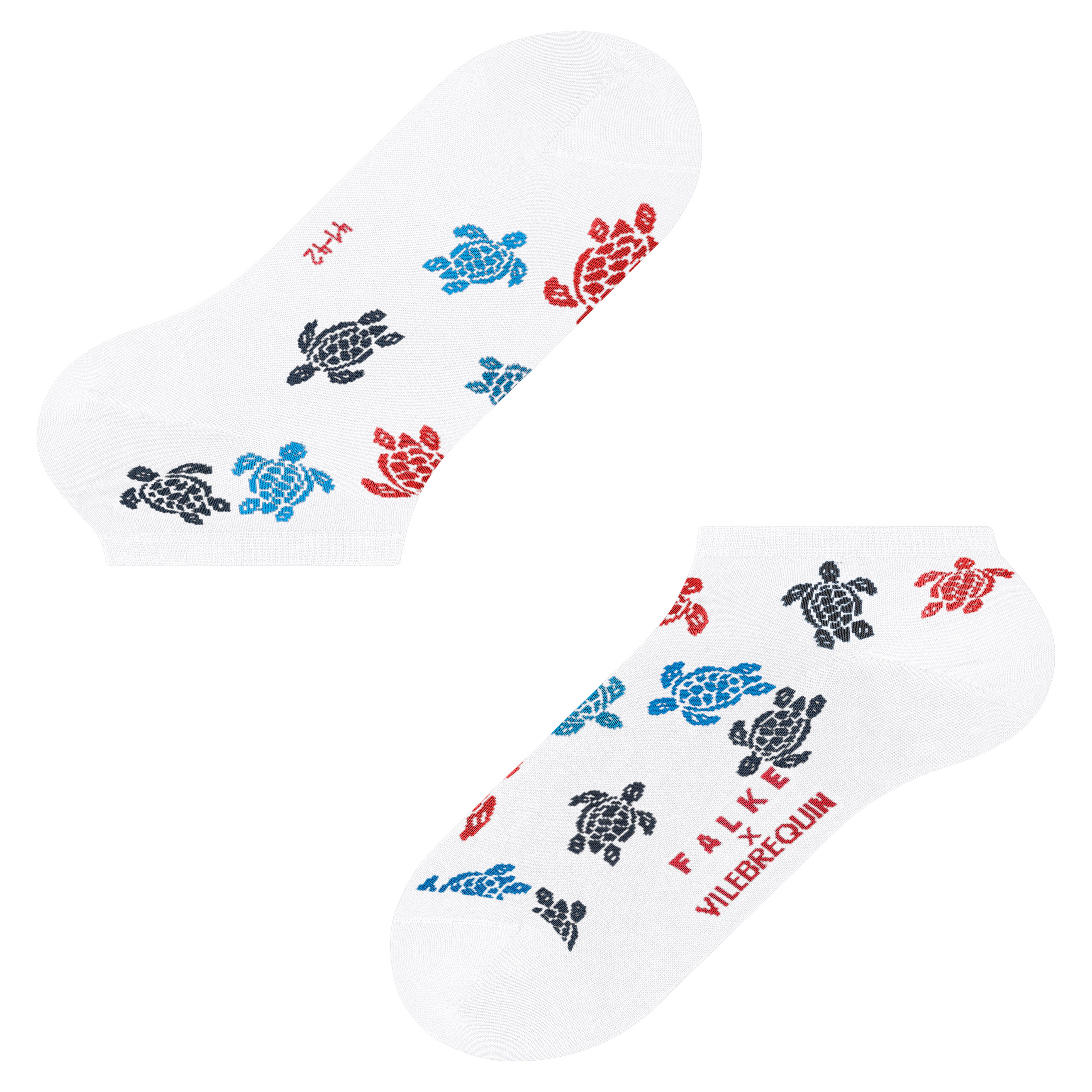 Chaussettes courtes homme Rondes des Tortues Multicolores | Vilebreauin