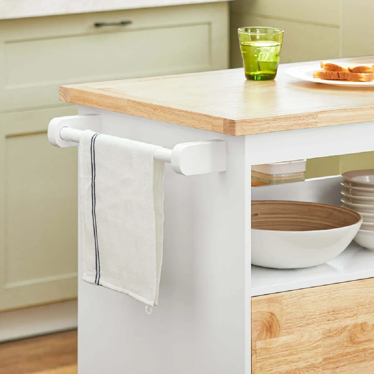 SoBuy FKW107-II-WN Chariot de cuisine