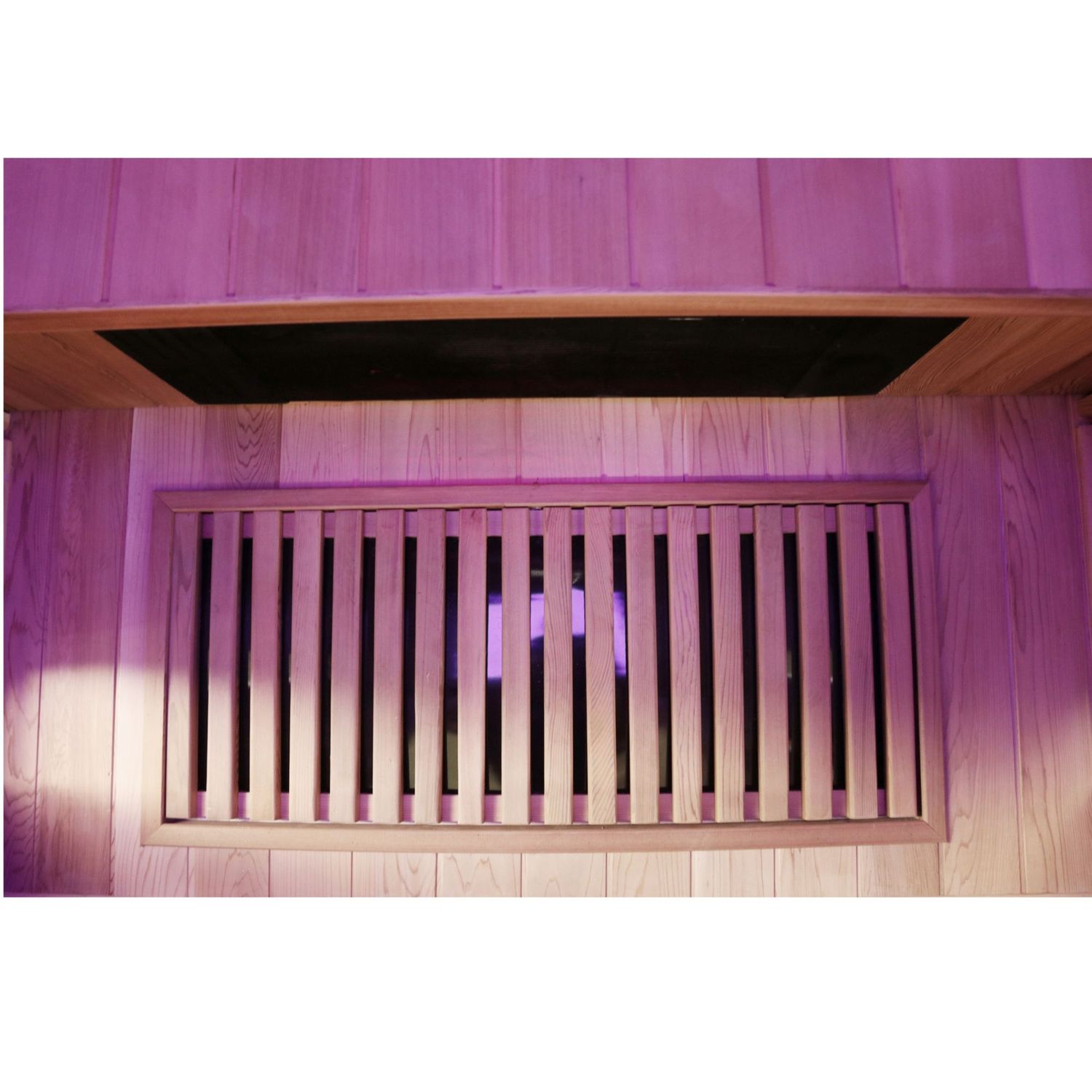 Dewello® Infrarotkabine Infrarotsauna PIERSON PRO 135cm x 105cm Hemlock-Zeder inkl. DUO Strahler, Vollspektrumstrahler, Bodenstrahler