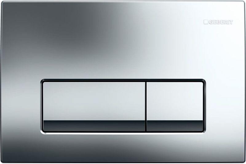 Geberit Delta 50 - Drukplaat - Chroom - Mechanisch Frontbediening