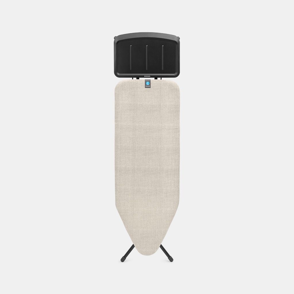 Strijkplank C, 124x45 cm, solide stoomunithouder - Denim Grey