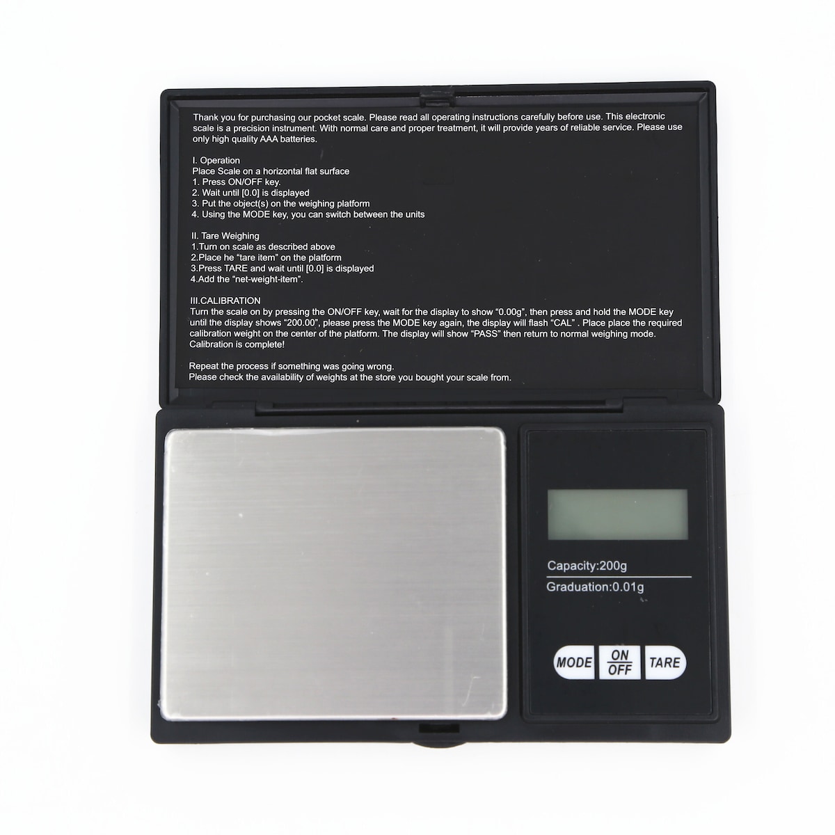 Digital vekt for smykker / gull / kaffe 0,01 g - 200 g