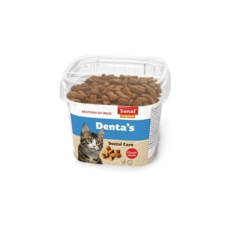 Petisco em lata Sanal sabor peixe para gatos