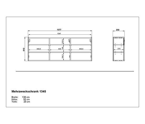 Mehrzweckschrank »Libbiano«, weiß