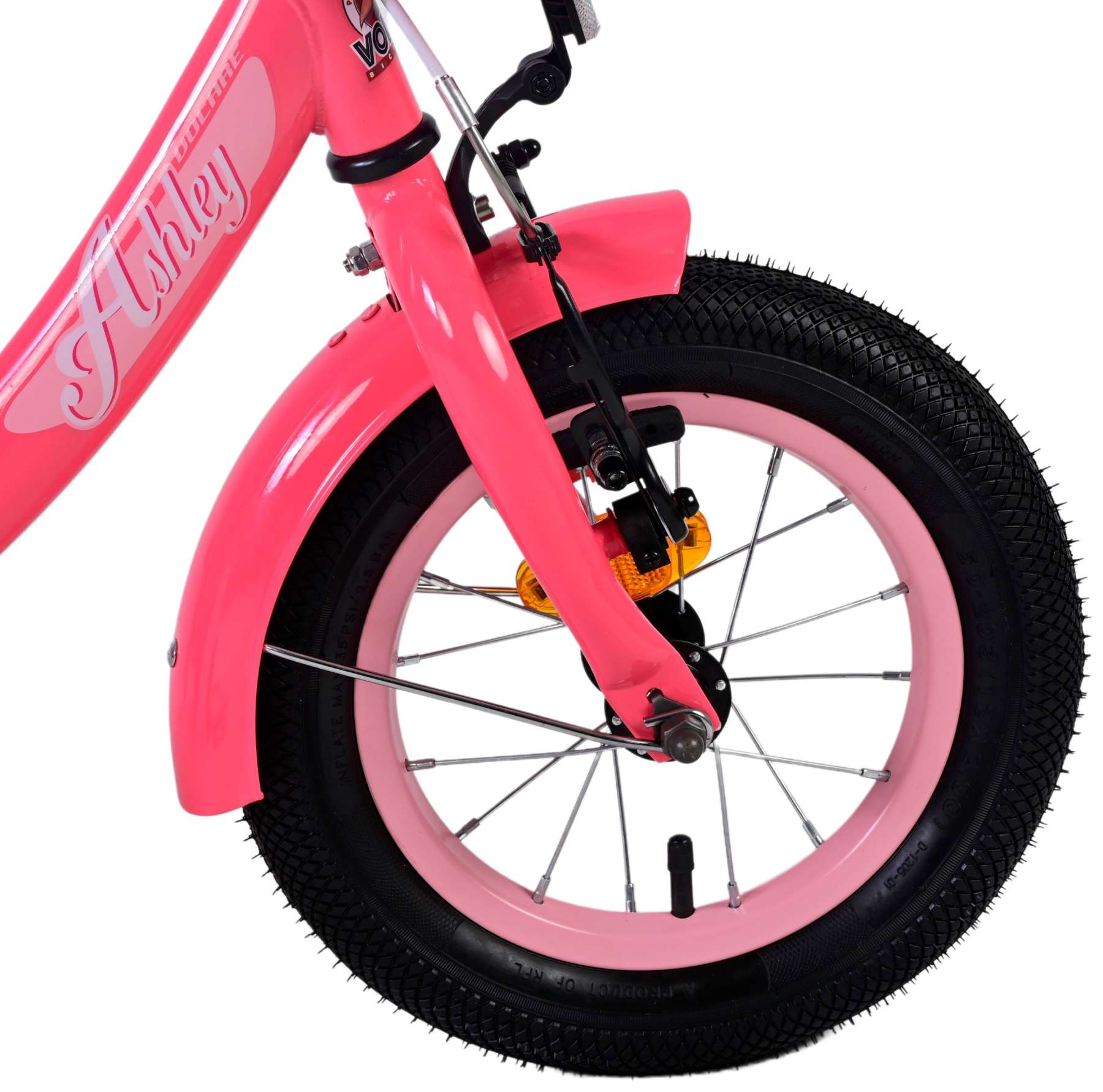 TPFSports Ashley Kinderfahrrad - Mädchen - 12 Zoll - Rücktritt + Handbremse - Weiß
