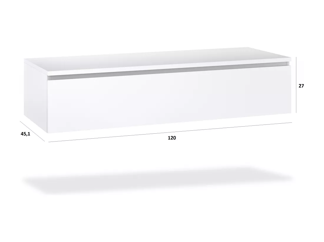 Ensemble de salle de bain 5 pièces ASTRA chêne ciment/blanc