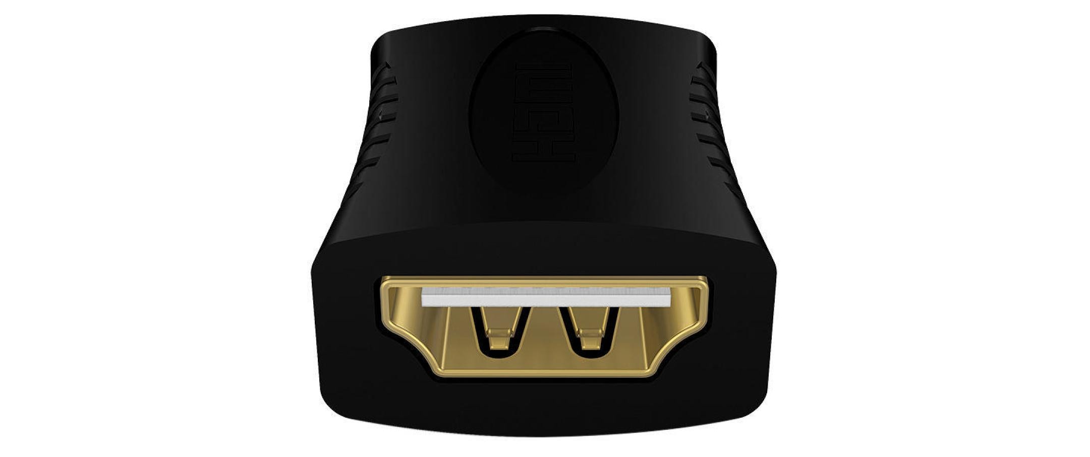 Adapter HDMI - HDMIHDMI-Kupplung, Buchse auf Buchse