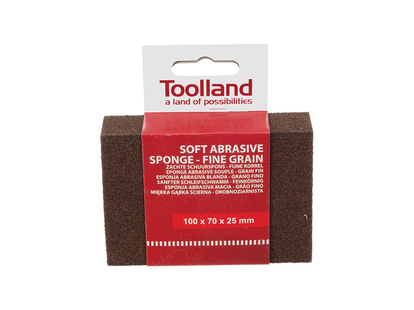 Toolland zachte schuurspons