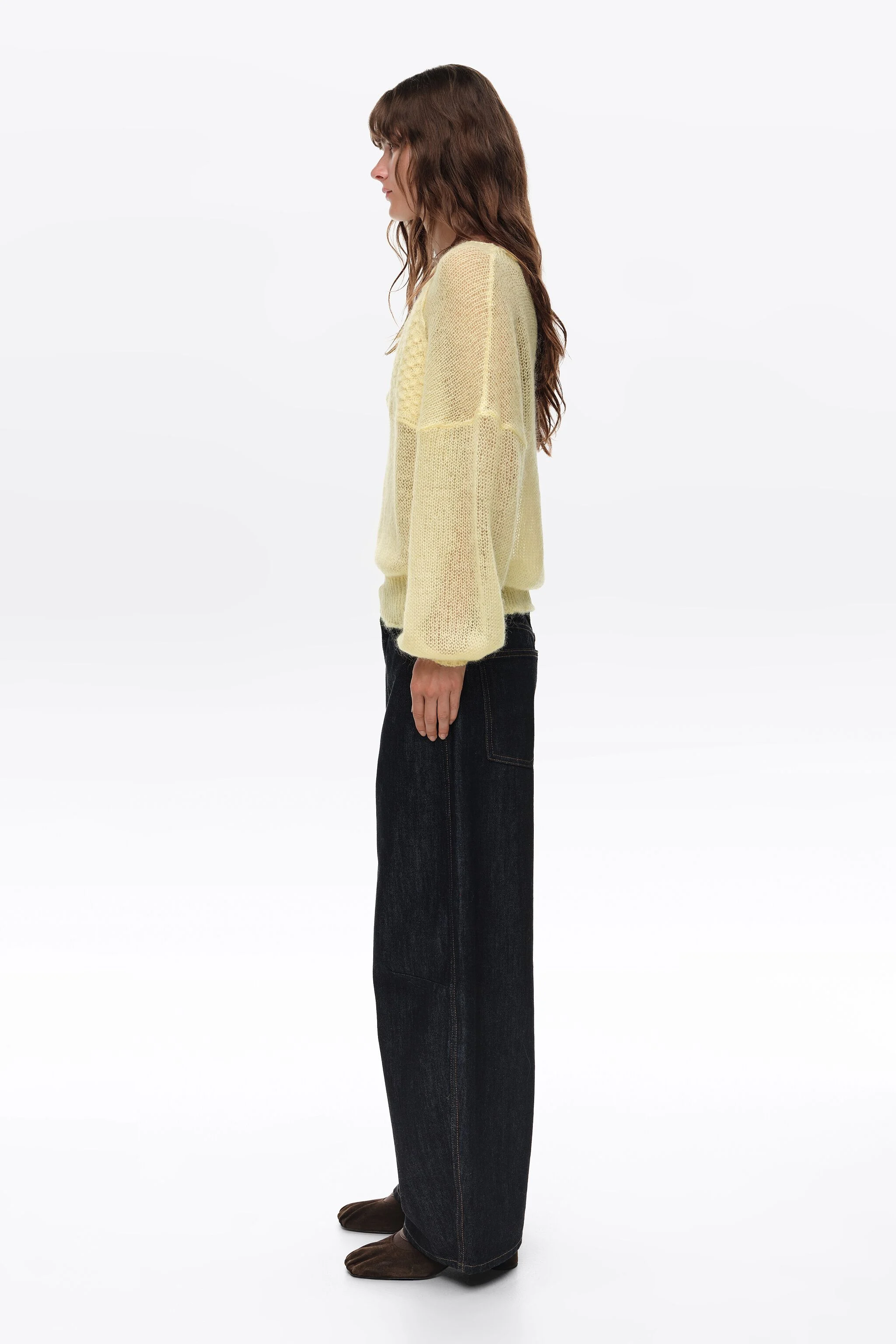 BARREL - Calça jeans de cinco bolsos em denim índigo