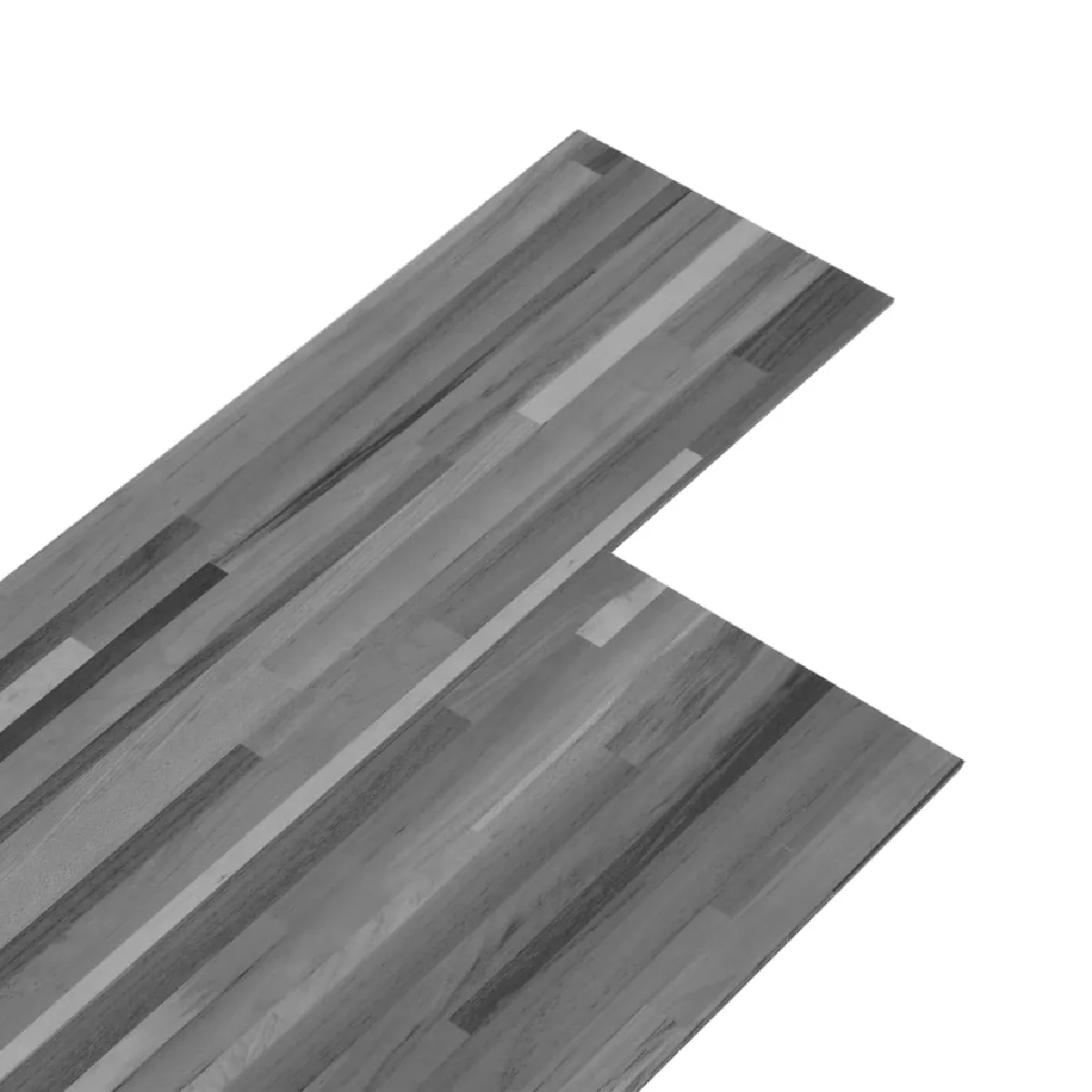 vidaXL Dalles plancher autoadhésif 4,46 m² gris rayé