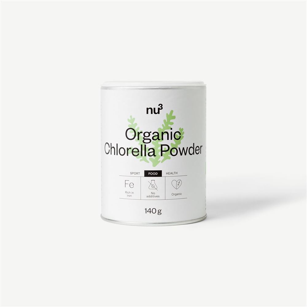 Nu3 Chlorella Powder Plv organic Ds 140 g