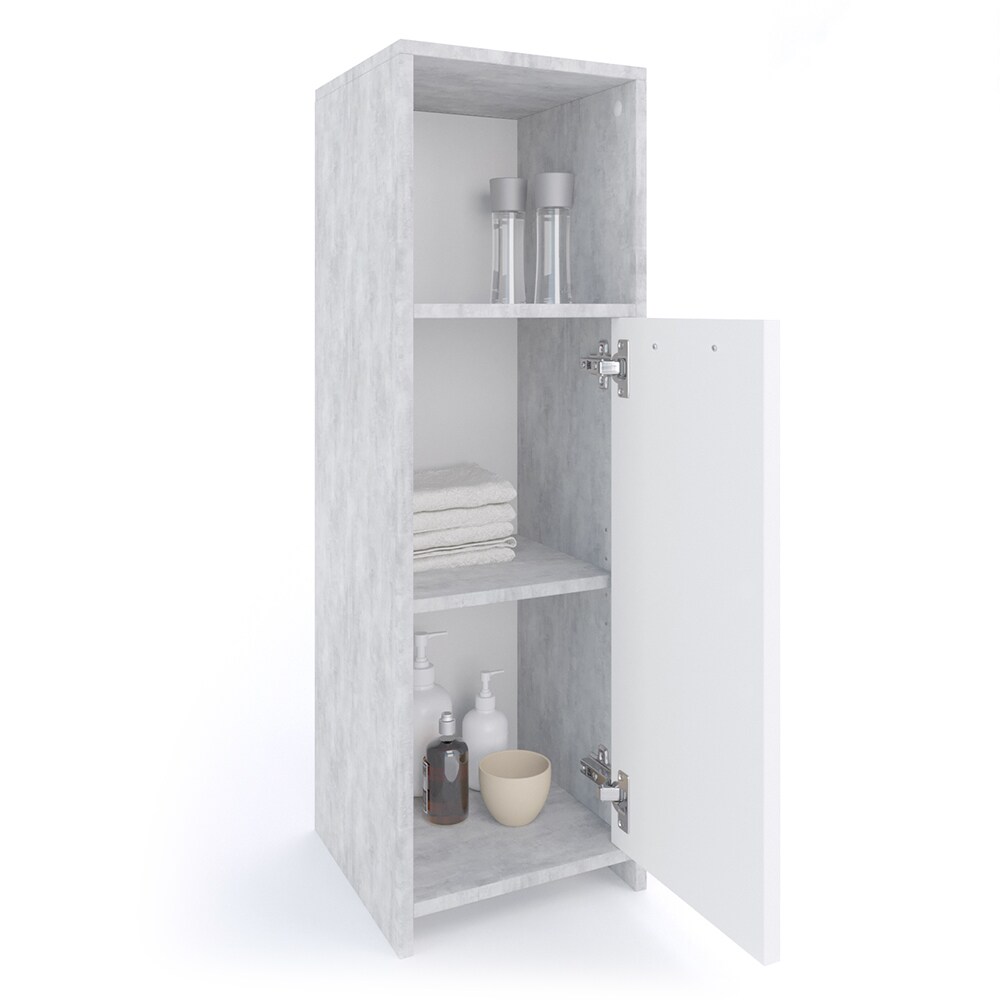 Vicco Badschrank Kiko Midischrank Badezimmerschrank Badmöbel Bad Beton