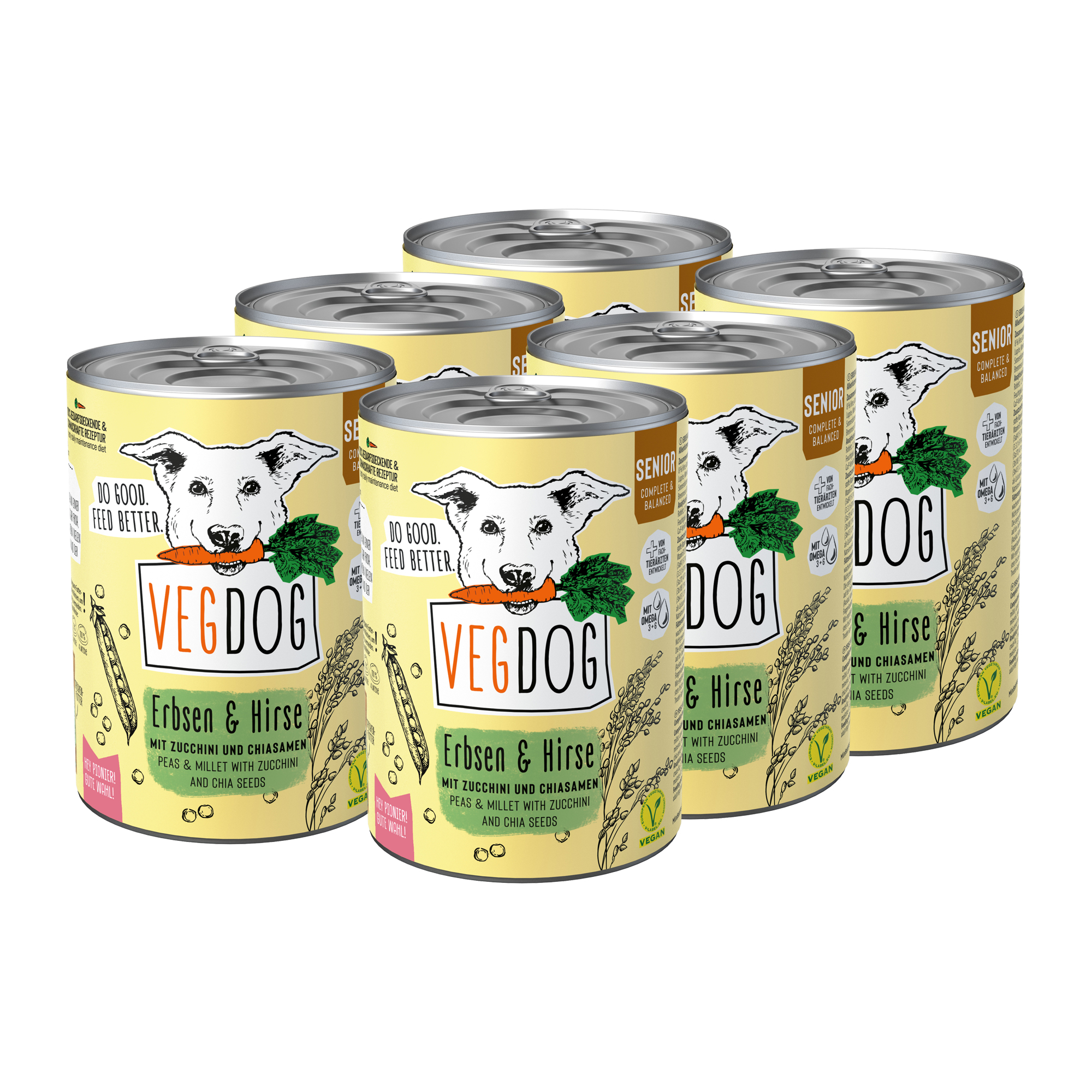Vegdog Senior No1 Hondenvoer - Blik