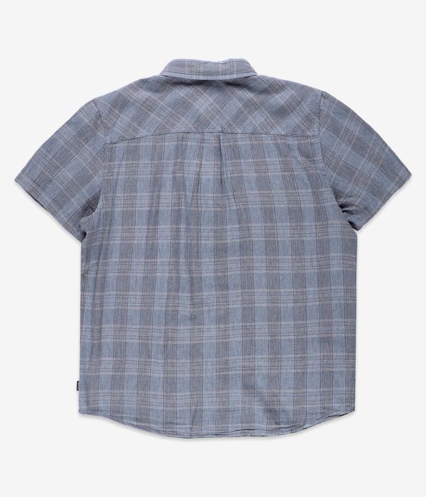 Brixton Memphis Linen Blend Hemd (flint stone blue cinder grey)