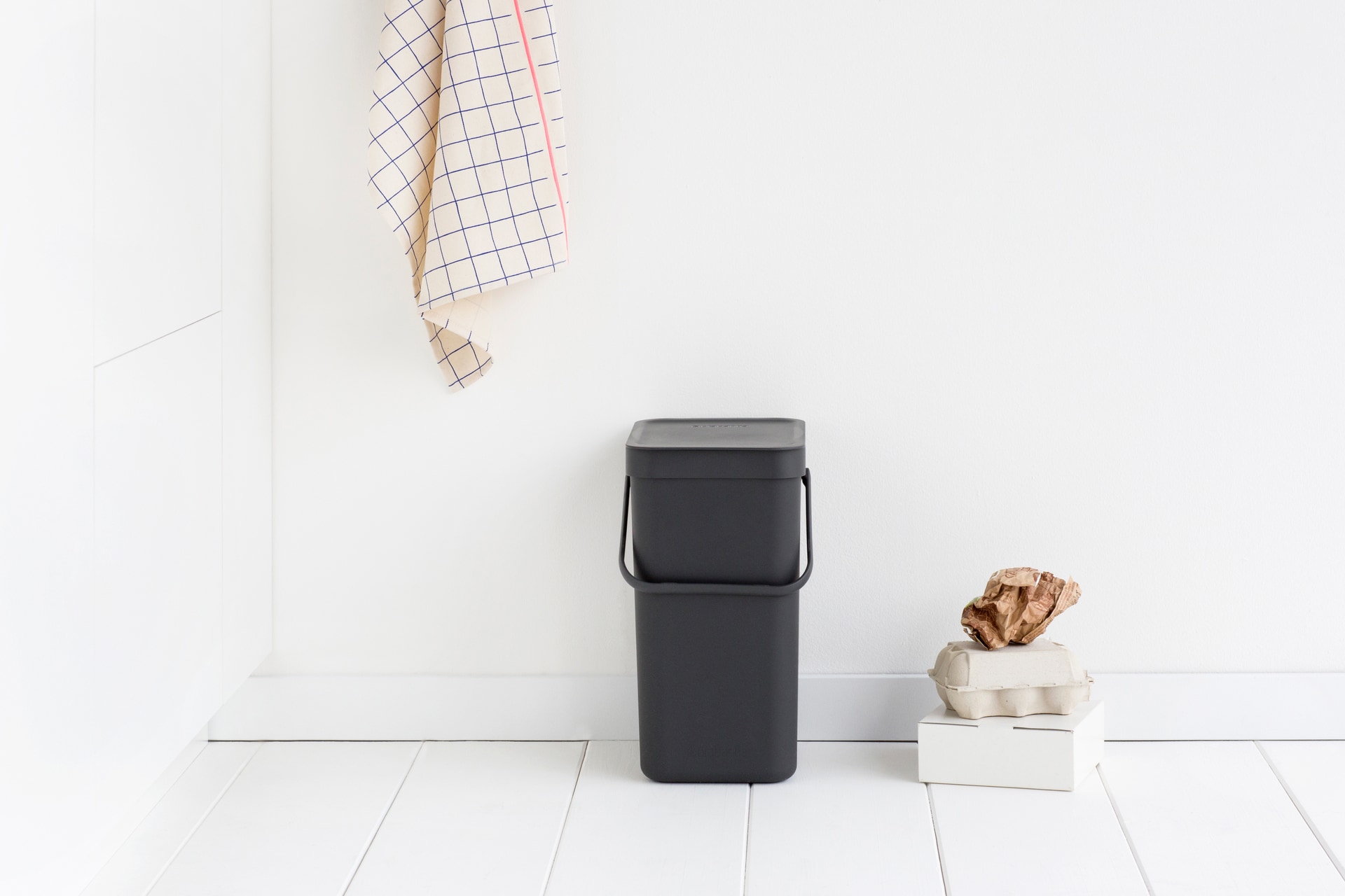 brabantia Abfalleimer SORT & GO 12 Liter Dark Grey