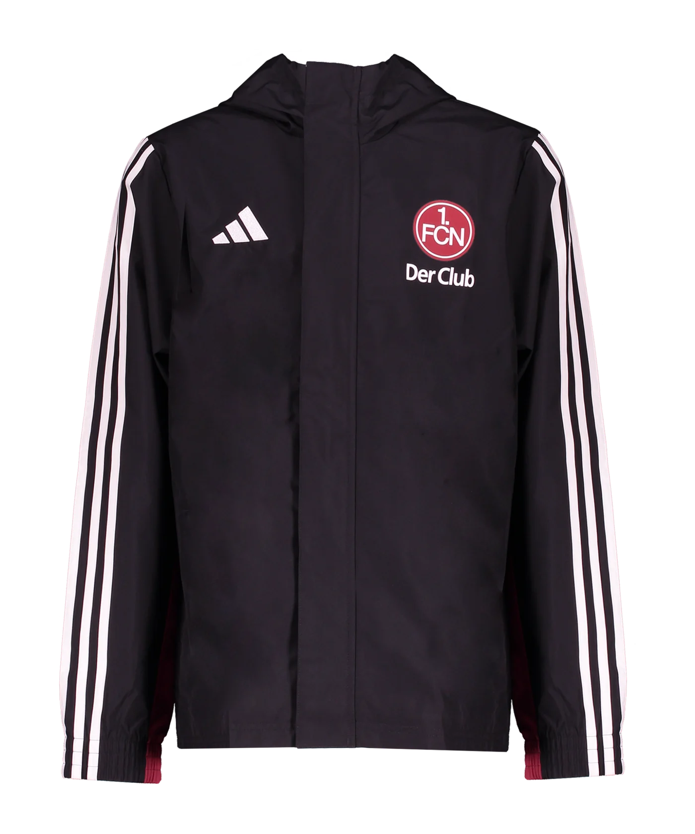 adidas 1.FC Nürnberg Stadionjacke Kids Schwarz
