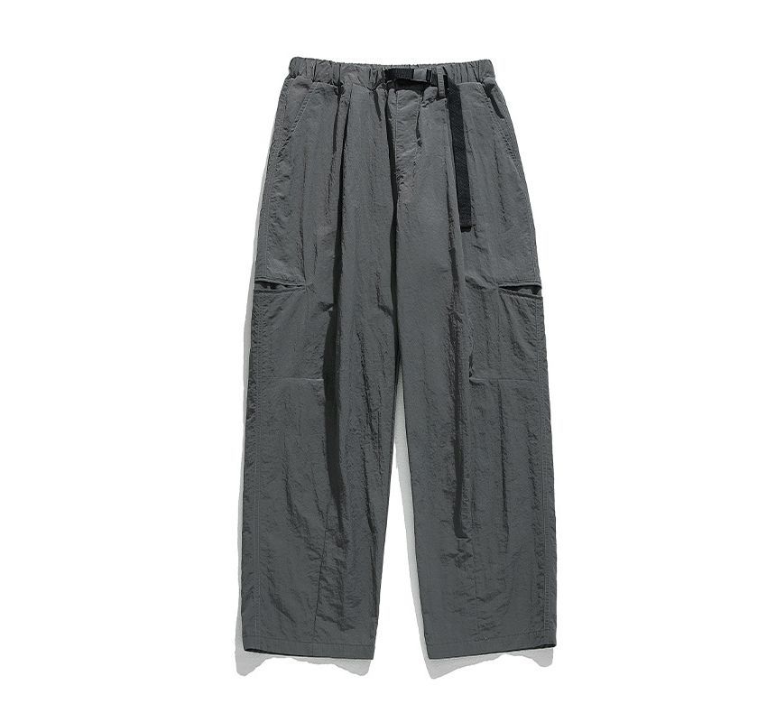 Really Point - Effen rechte broek met elastische taille