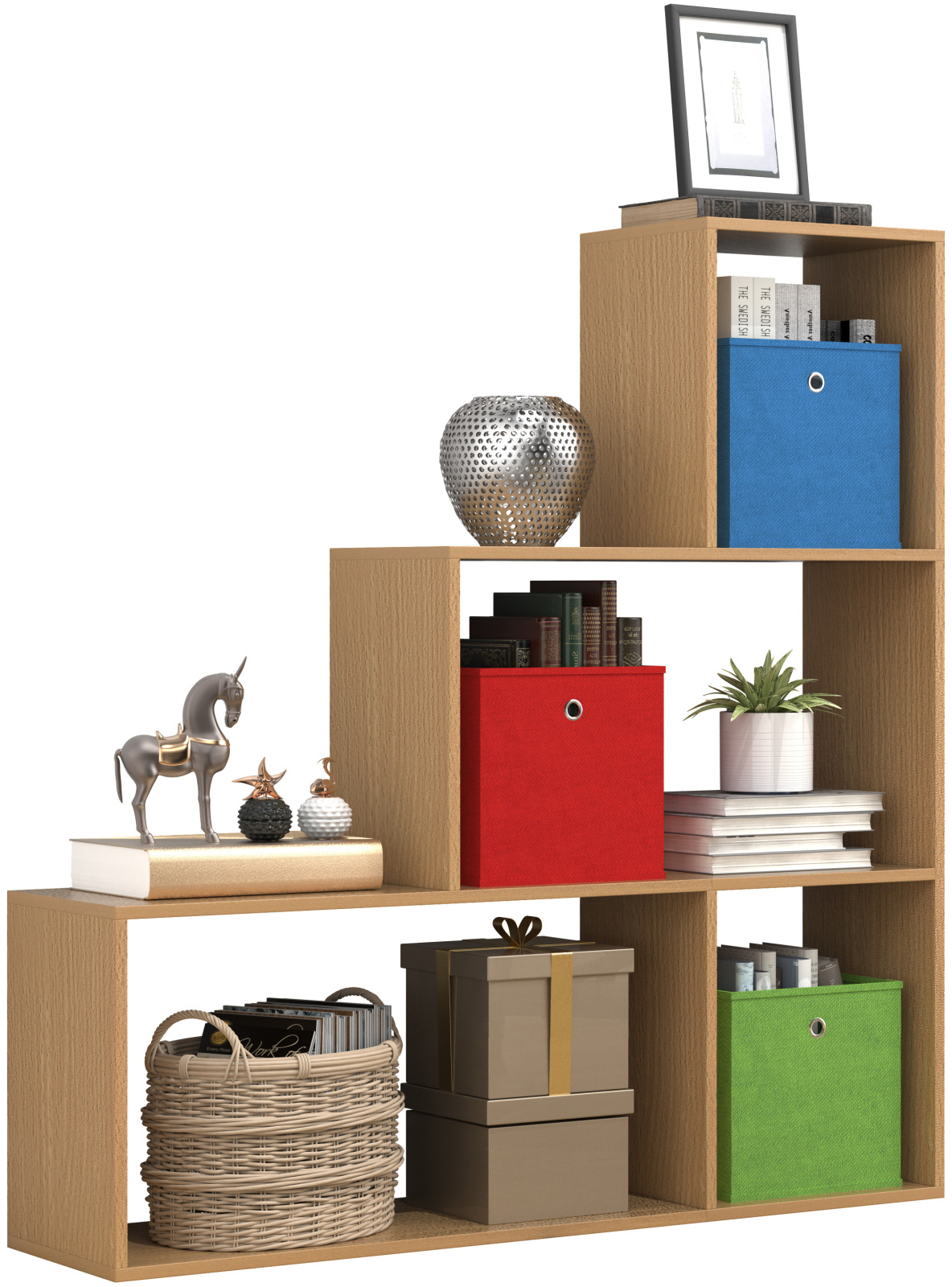 Regal DUBILA M - Buche - 117 cm breit