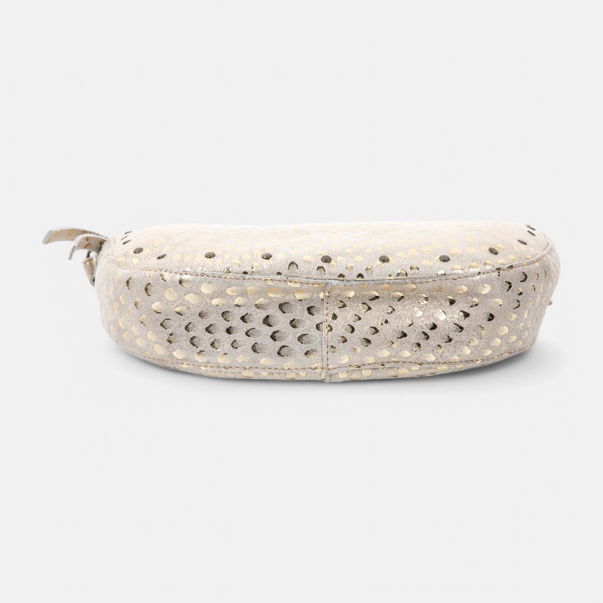 Sac bandoulière en cuir or