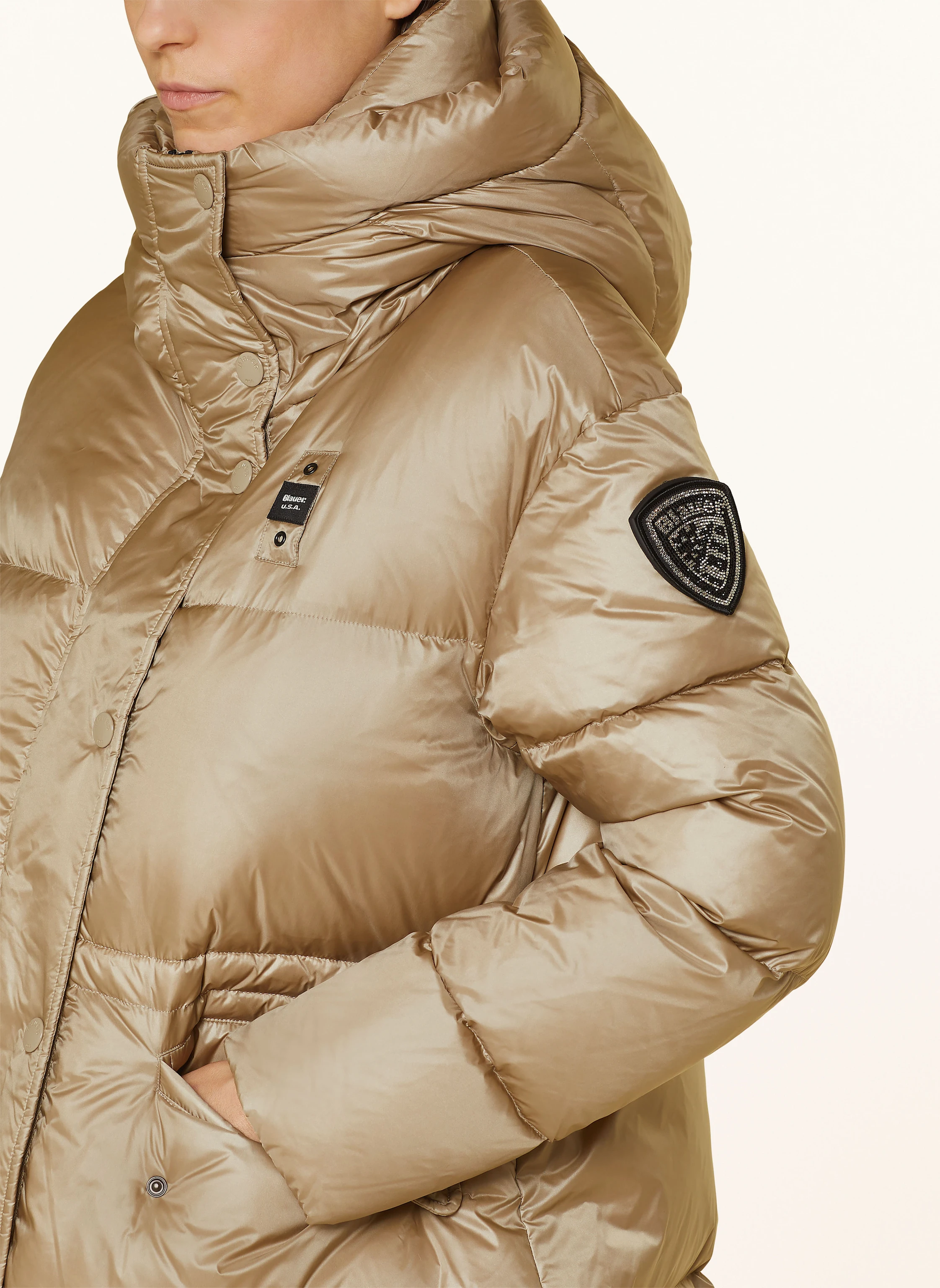 Blauer Daunenjacke LAUREL
