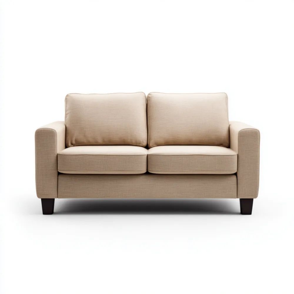 2-Sitzer-Sofa 150x85x80 cm Stoff – Beige – Moderne Eleganz