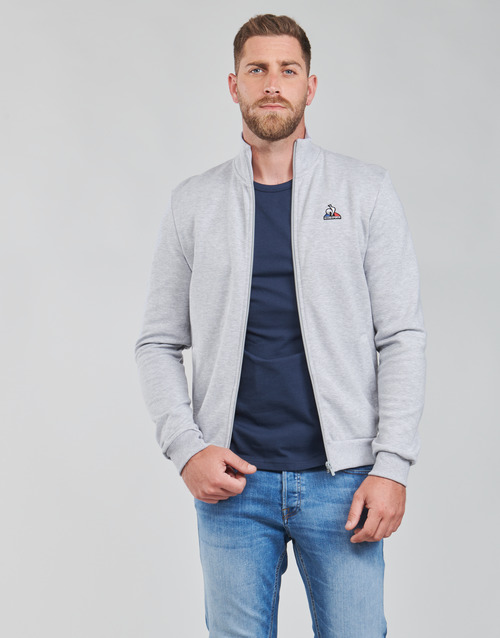 Le Coq Sportif - ESS FZ SWEAT N 3 M Gris / China